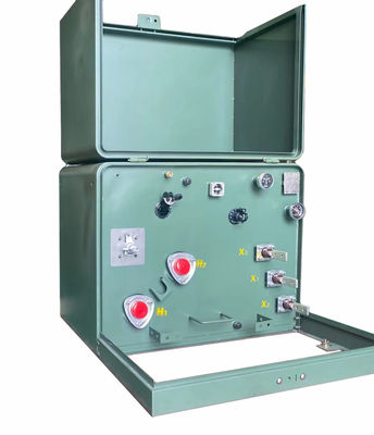 खरीदें 100KVA सिंगल फेज पैड माउंटेड ट्रांसफार्मर 7200V 12470V ऑनलाइन निर्माण