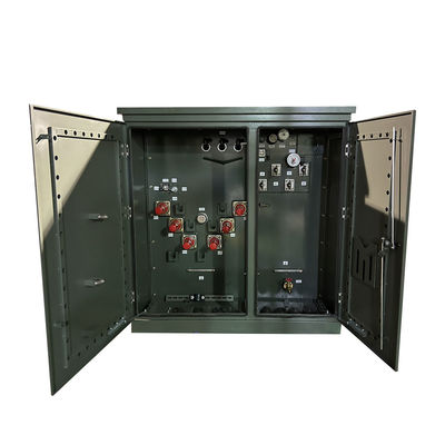 खरीदें 500kva थ्री फेज पैड माउंट ट्रांसफार्मर Ansi मानक लूप फ़ीड 34500v से 480y/277 ऑनलाइन निर्माण