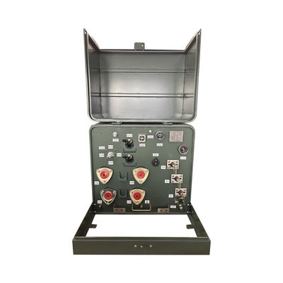 खरीदें 37.5kva  Single Phase Pad Mounted Distribution Transformer Oil Immersed 12000v To 240v 304 Stainless Stee ऑनलाइन निर्माण