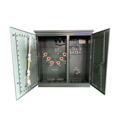 खरीदें 500kva 3 फेज पैड माउंटेड ट्रांसफार्मर तेल भरा हुआ 12470v से 480v Ansi Ieee मानकों ऑनलाइन निर्माण
