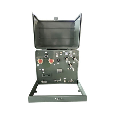 खरीदें 200KVA एकल चरण पैड माउंट ट्रांसफार्मर IEEE ANSI 34500V से 120V ऑनलाइन निर्माण