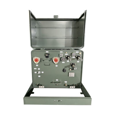 खरीदें 75kva 1 चरण पैड माउंट इलेक्ट्रिकल ट्रांसफार्मर तेल 12.4 KV से 120V तक डुबोया गया aNSI IEEE ऑनलाइन निर्माण