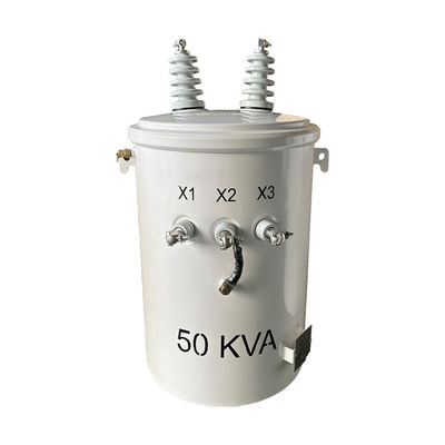 खरीदें 50kva सिंगल फेज पावर पोल ट्रांसफार्मर स्टेप डाउन इलेक्ट्रिकल ट्रांसफार्मर ऑनलाइन निर्माण