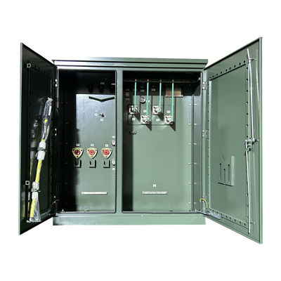 खरीदें 1500Kva 3 फेज पैड माउंट ट्रांसफार्मर डुअल प्राइमरी ANSI C57 12470V से 480V UL प्रमाणित ऑनलाइन निर्माण