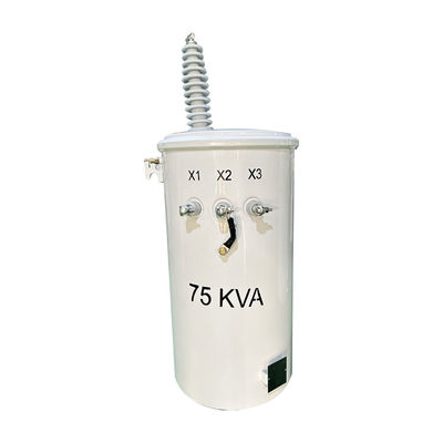 खरीदें 75 kva एकल चरण पोल माउंट ट्रांसफार्मर IEEE/ANSI मानक 12470V से 480V पावर पोल ट्रांसफार्मर ऑनलाइन निर्माण