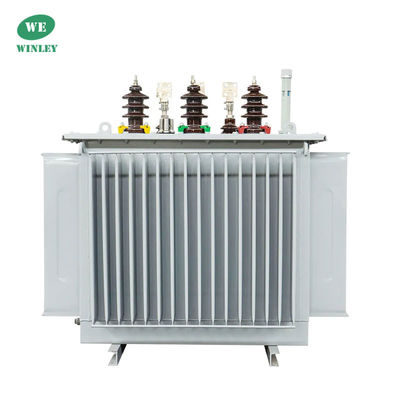 खरीदें थ्री फेज पावर ट्रांसफार्मर तेल डूबे हुए वितरण ट्रांसफार्मर 6KV 11kV 400V 33kV 500kVA 1000kVA कम कीमत ऑनलाइन निर्माण