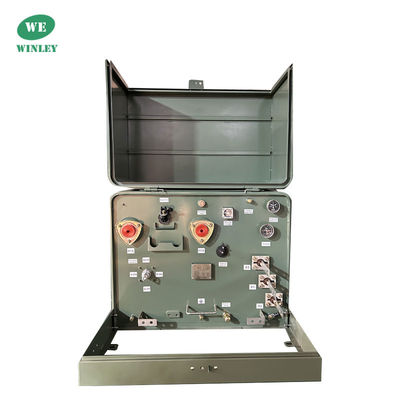 खरीदें 25 kVA Single-Phase Pad Mounted Distribution Transformer 12.47KV To 120V  Meets DOE 2016  CSA ANSI IEEE Standards ऑनलाइन निर्माण