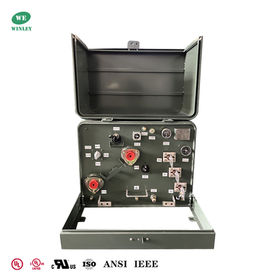 खरीदें 100Kva सिंगल फेज पैड माउंटेड वितरण ट्रांसफार्मर 13800V से 240V DOE 2016 मानक आउटडोर वितरण को पूरा करें ऑनलाइन निर्माण