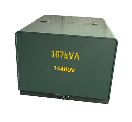 167KVA सिंगल फेज ऑयल टाइप ट्रांसफार्मर 34500V 19920V 480Y 277V