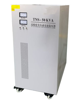 50KVA तीन चरण वोल्टेज नियामक स्वचालित स्टेबलाइजर 440V
