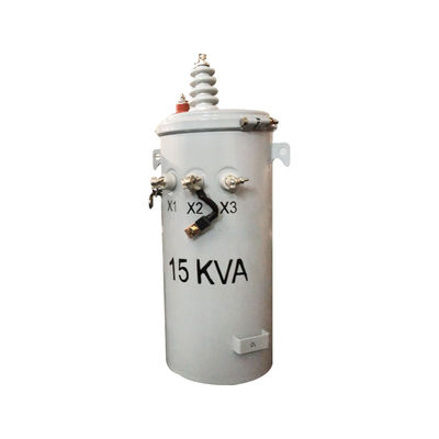 15kva सिंगल फेज पोल माउंटेड प्रकार वितरण ट्रांसफार्मर 4160v से 240v
