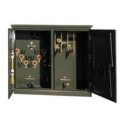 300 क्वा थ्री फेज पैड माउंटेड ऑयल डूम्ड डिस्ट्रीब्यूशन ट्रांसफार्मर 24.94Kv