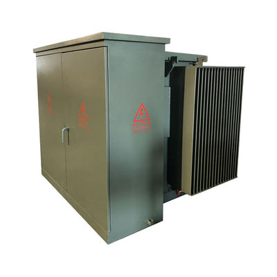 3000Kva तीन चरण पैड माउंट ट्रांसफार्मर तेल डूबा हुआ वितरण 24.94KV से 480V तक