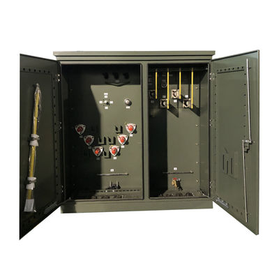 300 क्वा थ्री फेज पैड माउंट ट्रांसफार्मर तेल डूबे हुए चरण नीचे 12470V से 480V ANSI IEEE