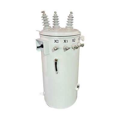 30kva थ्री फेज पोल माउंट स्टेप अप तेल पावर इलेक्ट्रिक ट्रांसफार्मर 12KV से 208V तक