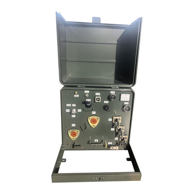 75kva पैड माउंटेड वितरण शक्ति ट्रांसफार्मर एकल चरण Ansi मानक 13200v 240v