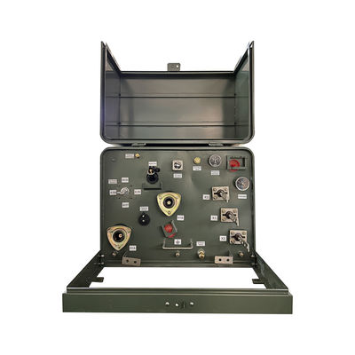 100Kva एकल चरण पैड माउंट वितरण ट्रांसफार्मर 12470V से 240V तक