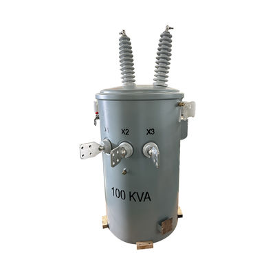 100Kva एकल चरण बिजली पोल ट्रांसफार्मर कदम नीचे ट्रांसफार्मर 35KV से 240V कीमत