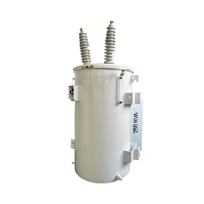 50kva सिंगल फेज पावर पोल ट्रांसफार्मर वितरण 12470v से 120v