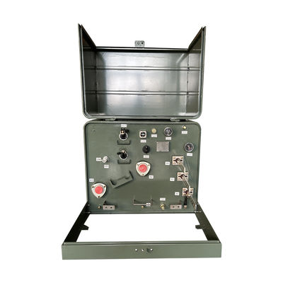 50KVA एकल चरण पैड माउंट ट्रांसफार्मर रेडियल फ़ीड ANSI IEEE मानक 34500V से 120V