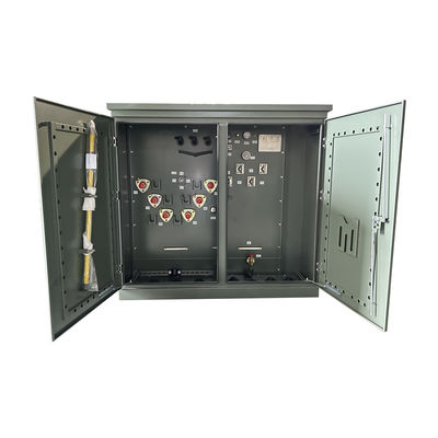 750kva 3 फेज लाइव डेड फ्रंट पैड माउंट इलेक्ट्रिकल ट्रांसफार्मर 13200v से 480v 304 स्टेनलेस स्टील FR-3 तेल