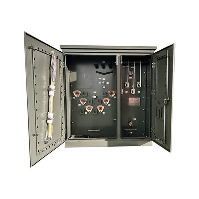 112.5kva थ्री फेज पैड माउंटेड ट्रांसफार्मर इलेक्ट्रिकल ट्रांसफार्मर 12000V से 208V Meet Doe 2016 ANSI CSA Standards