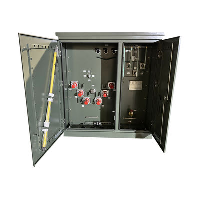 150kva पैड माउंट थ्री-फेज ऑयल-डिमर्ज्ड डिस्ट्रीब्यूशन ट्रांसफार्मर पावर 34500V से 208V ANSI / IEEE C57