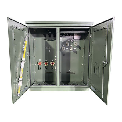 500 Kva 3 चरण पैड माउंट पावर डिस्ट्रीब्यूशन ट्रांसफार्मर डबल वोल्टेज 12470V & 4160V UL प्रमाणित