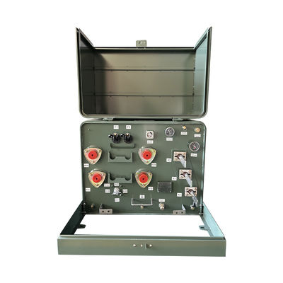 आवासीय एकल चरण पैड घुड़सवार ट्रांसफार्मर वितरण ट्रांसफार्मर 230V से 2400V लूप फ़ीड