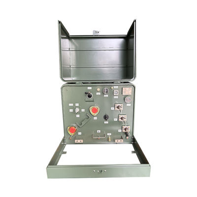 100KVA एकल चरण पैड घुड़सवार आवासीय ट्रांसफार्मर 34.5KV से 240V 120V डबल वाइंडिंग आउटडोर के लिए