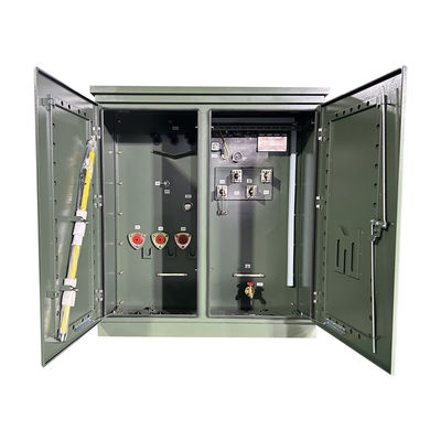 500Kva 3 चरण पैड माउंट ट्रांसफार्मर 2400V से 480V रेडियल फ़ीड यूएल प्रमाणित