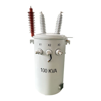 167 क्वा सिंगल फेज पोल माउंटेड ट्रांसफार्मर पावर 35KV ANSI / IEEE मानक C57.12.20
