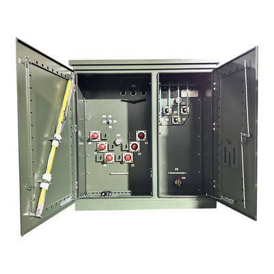 500Kva 3 चरण पैड माउंटेड ट्रांसफार्मर आवासीय उपयोग 34.5KV से 208V UL प्रमाणित
