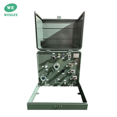 100Kva सिंगल फेज पैड माउंट ट्रांसफार्मर 12470GrdY/7200 ANSI IEEE CSA मानक