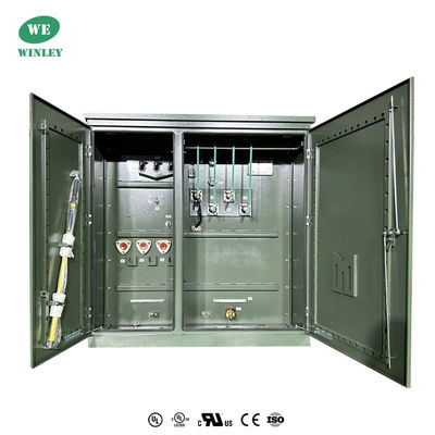 2100Kva तीन चरण पैड घुड़सवार ट्रांसफार्मर तेल डुबोया वितरण 13800 से 480V IEEE C57