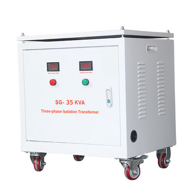 35 केवीए यूपीएस अलग आईपी 32 तीन चरण सूखी प्रकार ट्रांसफार्मर 600V 400V