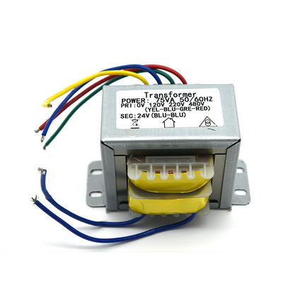 75VA सिंगल फेज पावर ट्रांसफार्मर 120-220-480V टू वाइंडिंग एफ क्लास