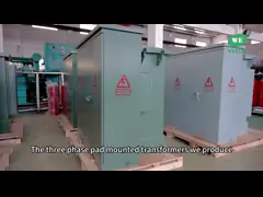 150kva पैड माउंट थ्री-फेज ऑयल-डिमर्ज्ड डिस्ट्रीब्यूशन ट्रांसफार्मर पावर 34500V से 208V ANSI / IEEE C57